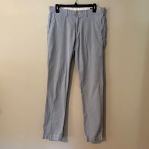 Men's Polo Ralph Lauren Blue Seersucker Pants 32/34
